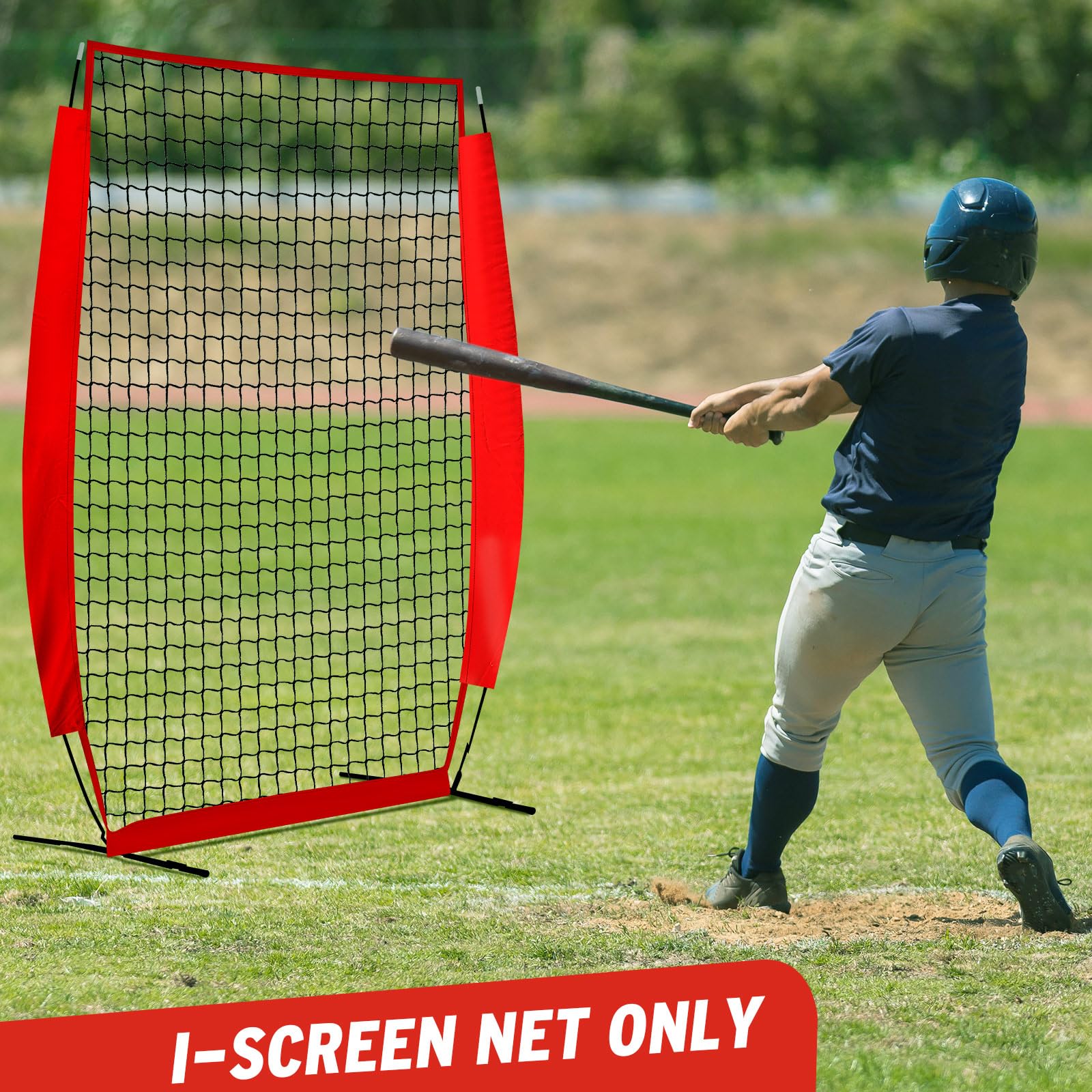 ネット　７ｍ×４ｍ 4 x 7 ft Portable Baseball & Softball Pitching Net