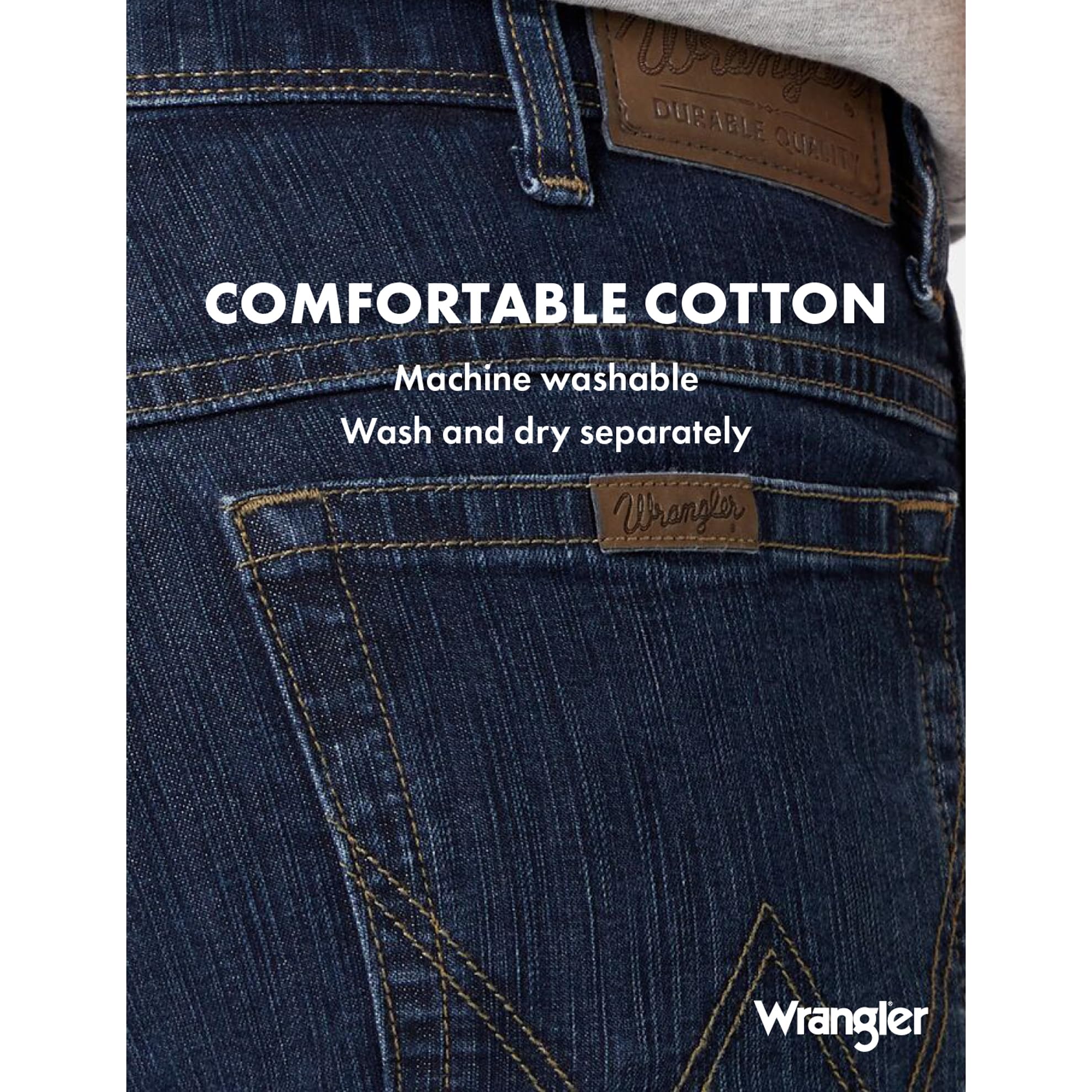 Wrangler Durables Regular Fit - Dżins Mężczyźni