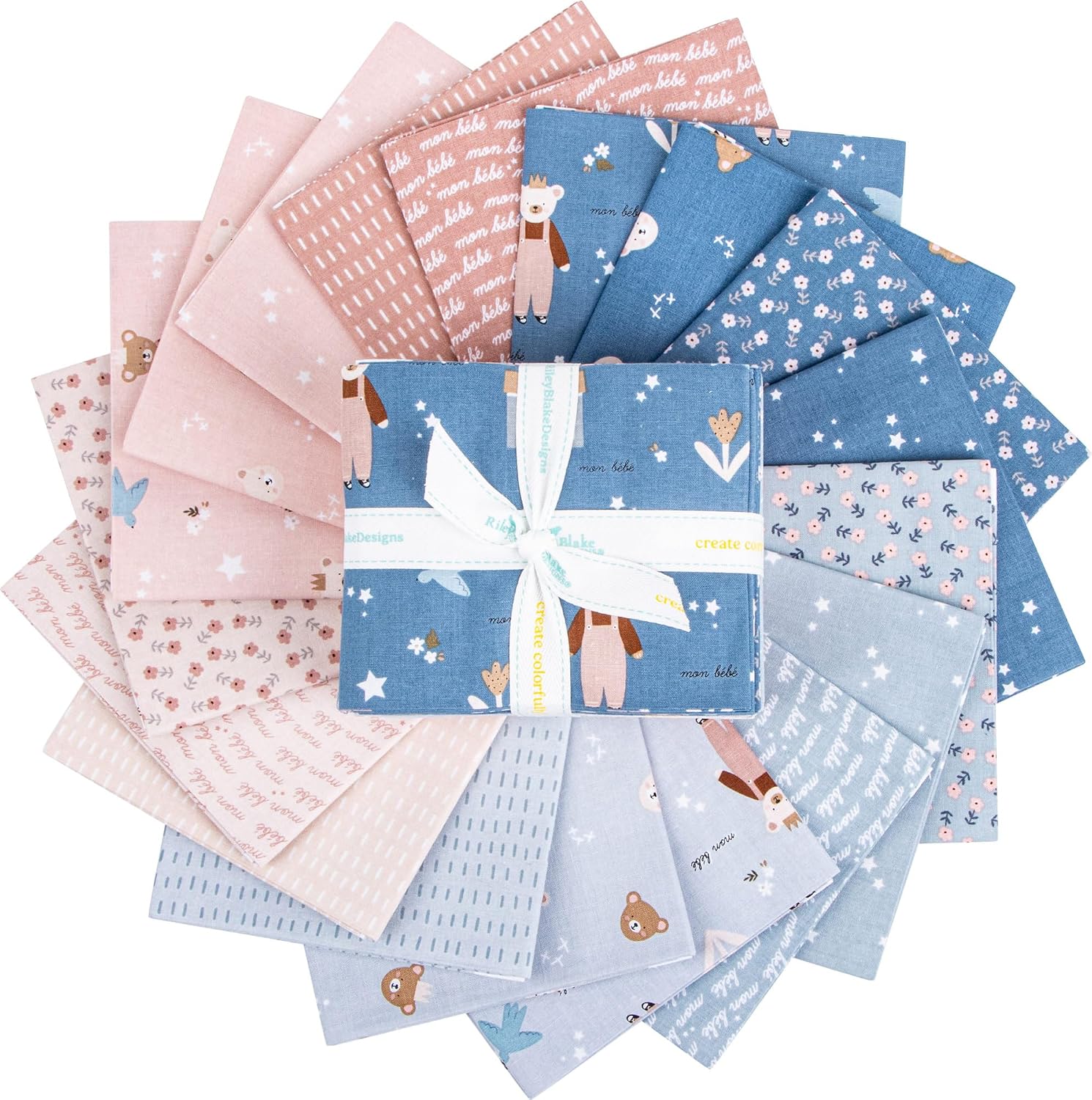 Simple Simon & Company Cozy Bebe 18 Fat Quarters Riley Blake Designs FQ-16430-18