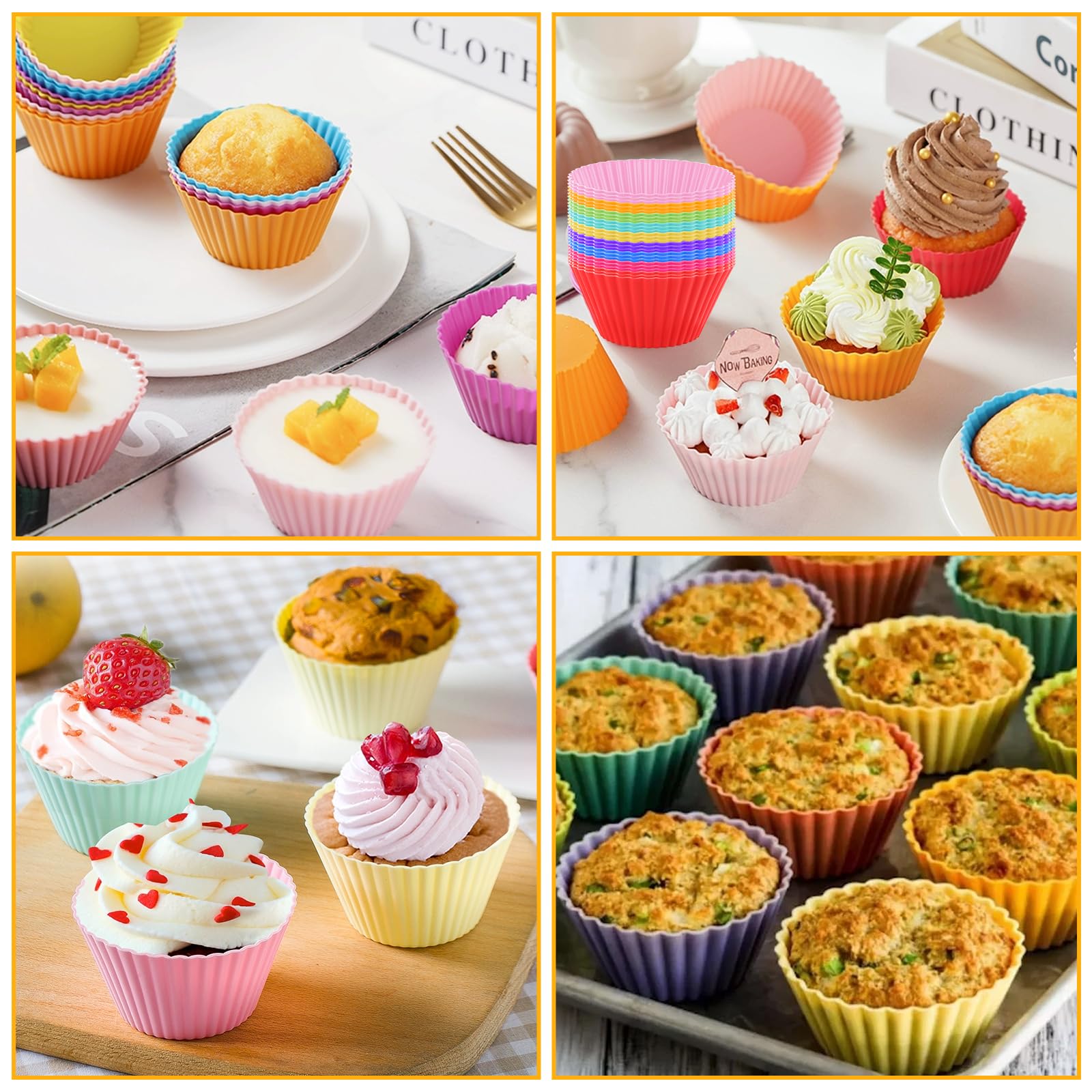 Moule à Gâteau En Silicone - Pour 12 Muffins - Parfait Pour Cupcakes Puddings Gateaux Et Brownies Rouge 98162253