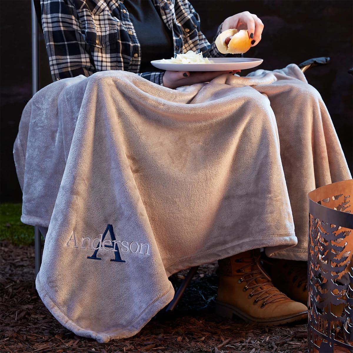 Personalized Plush Blanket, Personalized Blanket, Monogram Plush Blanket, Monogrammed Throw, Graduation Gift, Custom Throw, (71 * 79in)