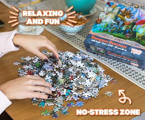 Miniatura 6 de Dungeon Denizens - Rompecabezas de monstruo mítico para adultos y niños  Juguete de rompecabezas de 1000 piezas  Regalos divertidos de cuarentena