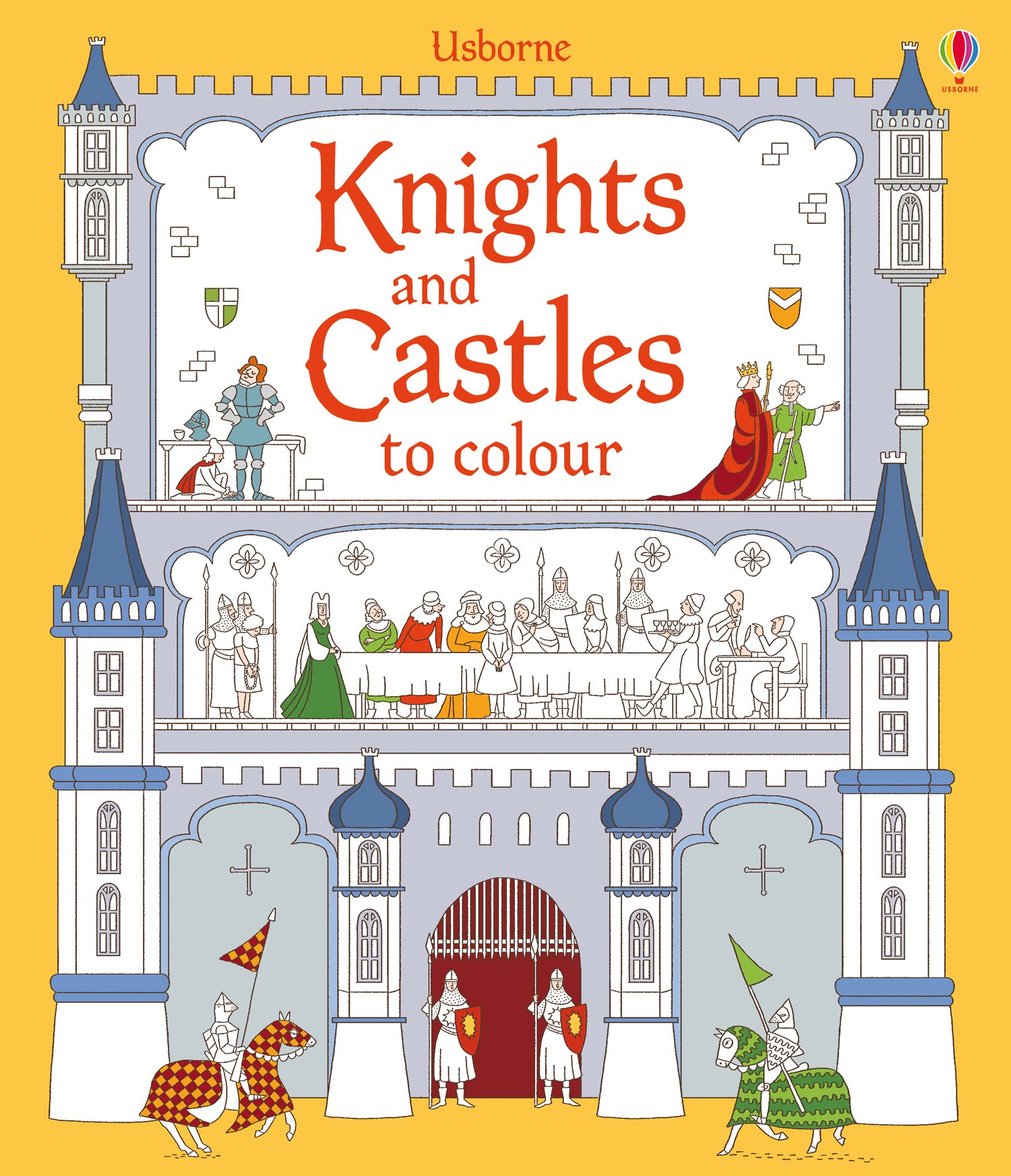 Knights and Castles to Colour (Usborne Colouring Books)