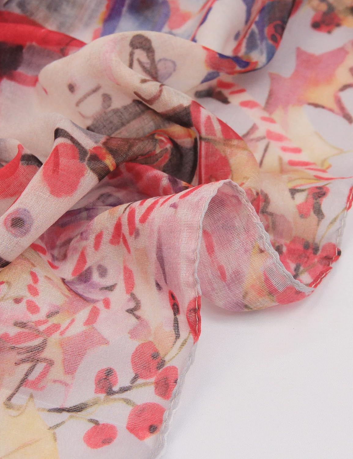 PANTONIGHT Scarf for Women Lightweight Print Fashion for Spring Fall Winter Scarves Shawl Wrap… - Image 7