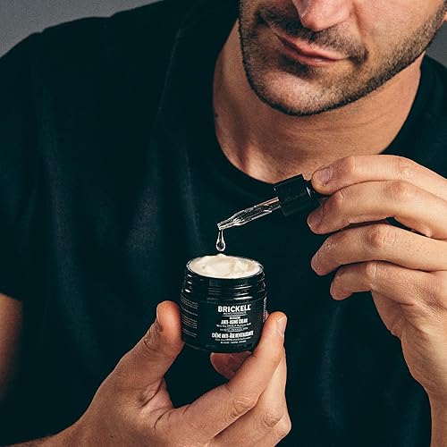 Miniatura 5 de Brickell - Suero potenciador de ácido hialurónico para hombre, natural y orgánico, potenciador de ácido hialurónico para la cara para hidratar y