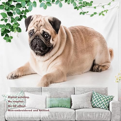 Miniatura 9 de Shrahala Tapiz mexicano, floral, mexicano, colorido y adornado, pájaros étnicos y para colgar en la pared, tapiz grande psicodélico, tapiz