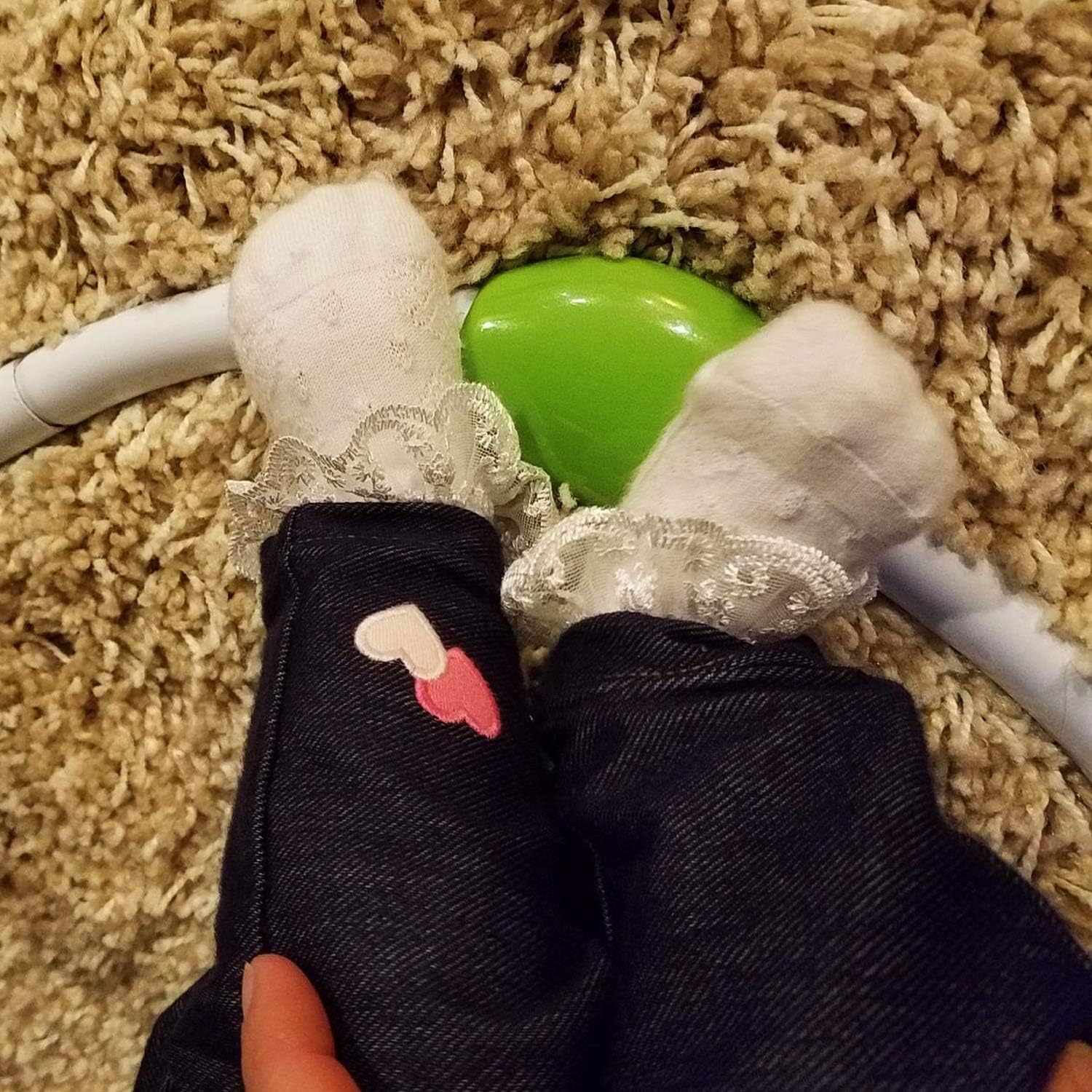 BQUBO Baby Girls Socks Eyelet Ruffle Lace Sock Newborn/Infant/Toddlers/Kids Frilly Dress Sock for Baby Girl - Image 7