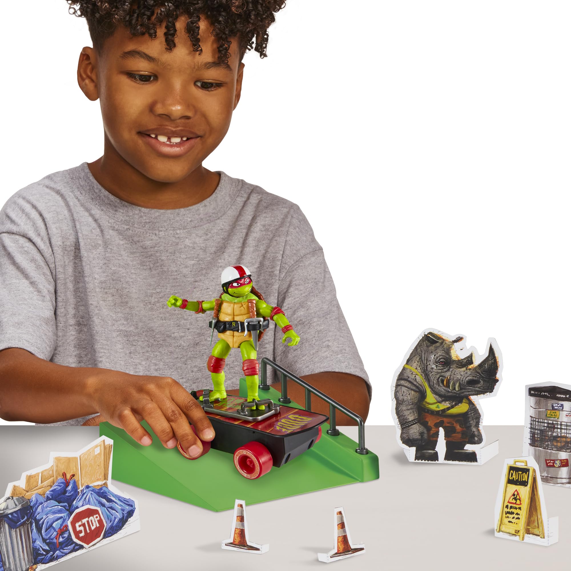 TEENAGE MUTANT NINJA Turtles Raphael Skateboard - Exclusivo de Amazon