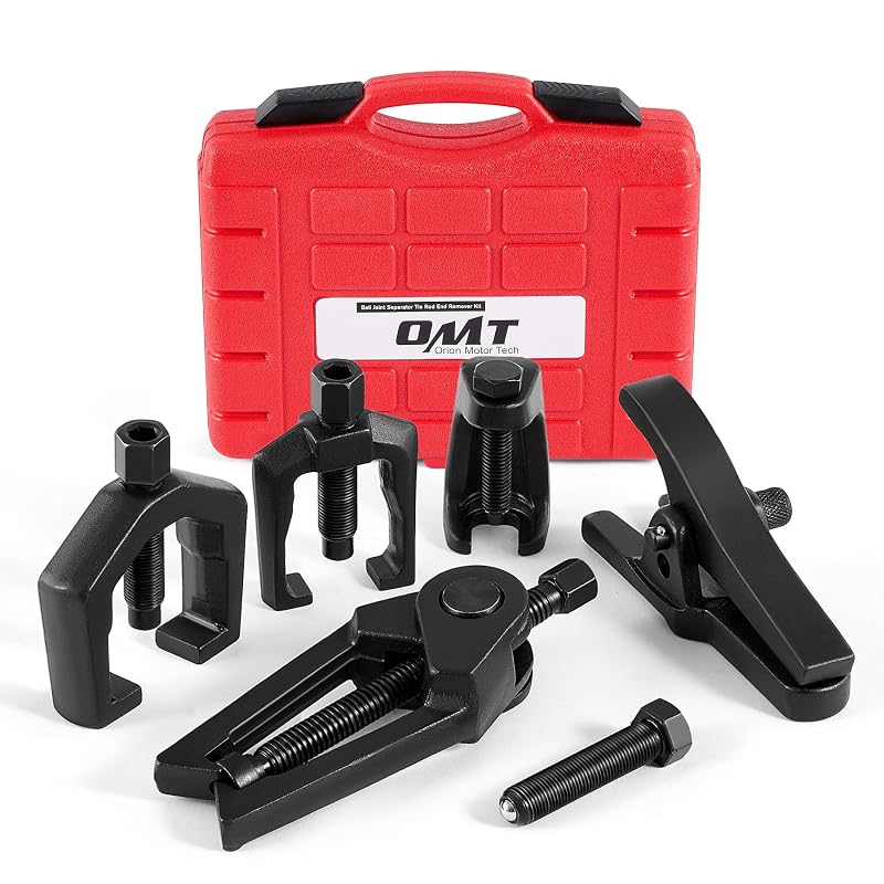 Kit de Ferramentas para Pivôs, Terminais de Direção e Braço Pitman Orion Motor Tech com 5 Peças e Maleta ABS