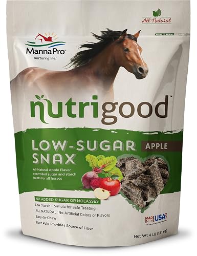 Manna Pro NutriGood Low-Sugar Apple Horse Treats 4 lb Bag