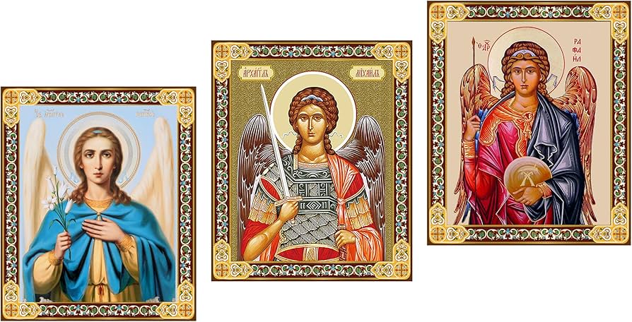 Amazon.co.jp: Needzo 3大天使聖ミカエル、ガブリエル