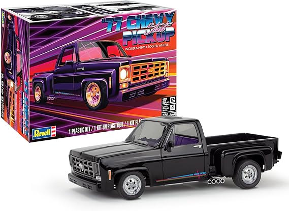Revell 14552 '77 Chevy Street Pickup 1:25 Scale 83-Piece Skill Level 4 Model Building Kit