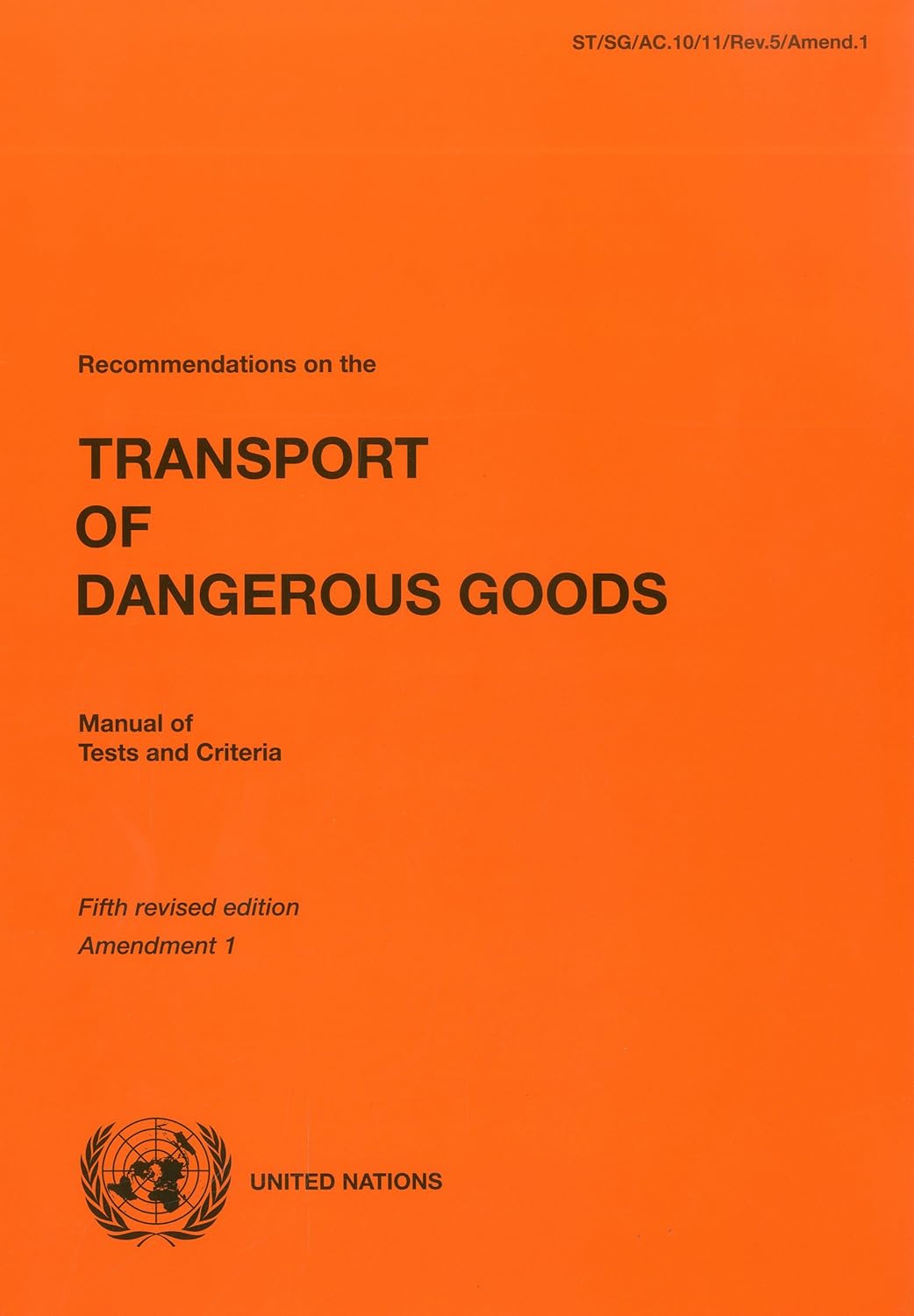 Buy on the transport of dangerous goods manual of