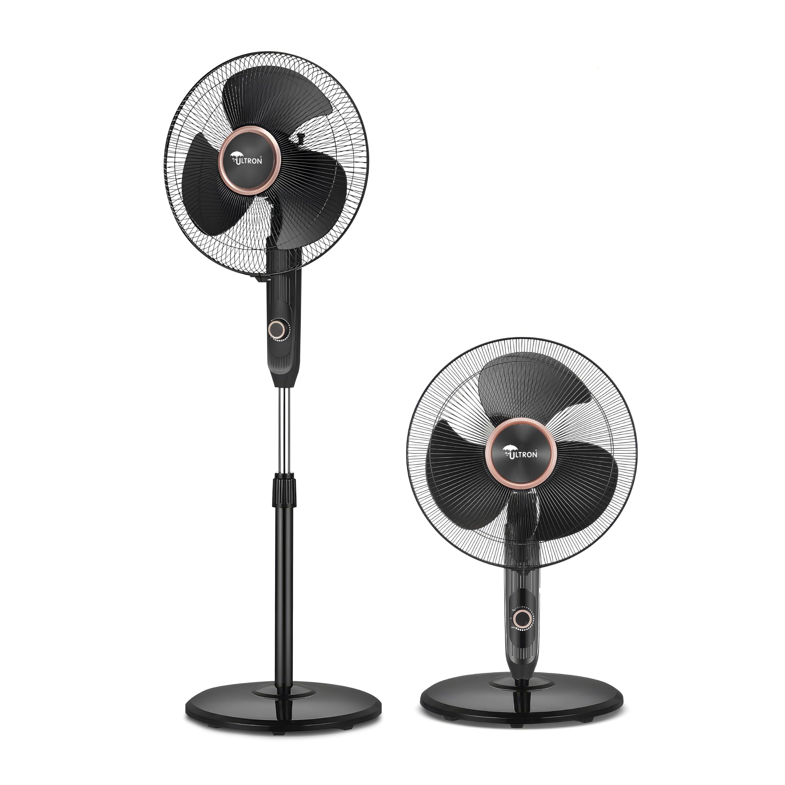 ULTRON Eco Storm 2-in-1 BLDC Pedestal Fan | High Speed 2100 RPM | Converts into Table Fan | Micro Speed Control | Silent Operation | Energy Saving Motor | Adjustable Height | 2 Year Warranty-image-9