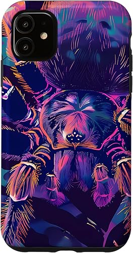 Miniatura 6 de iPhone 14 Pro Max Retro Synthwave Tarantula Art Poster Case