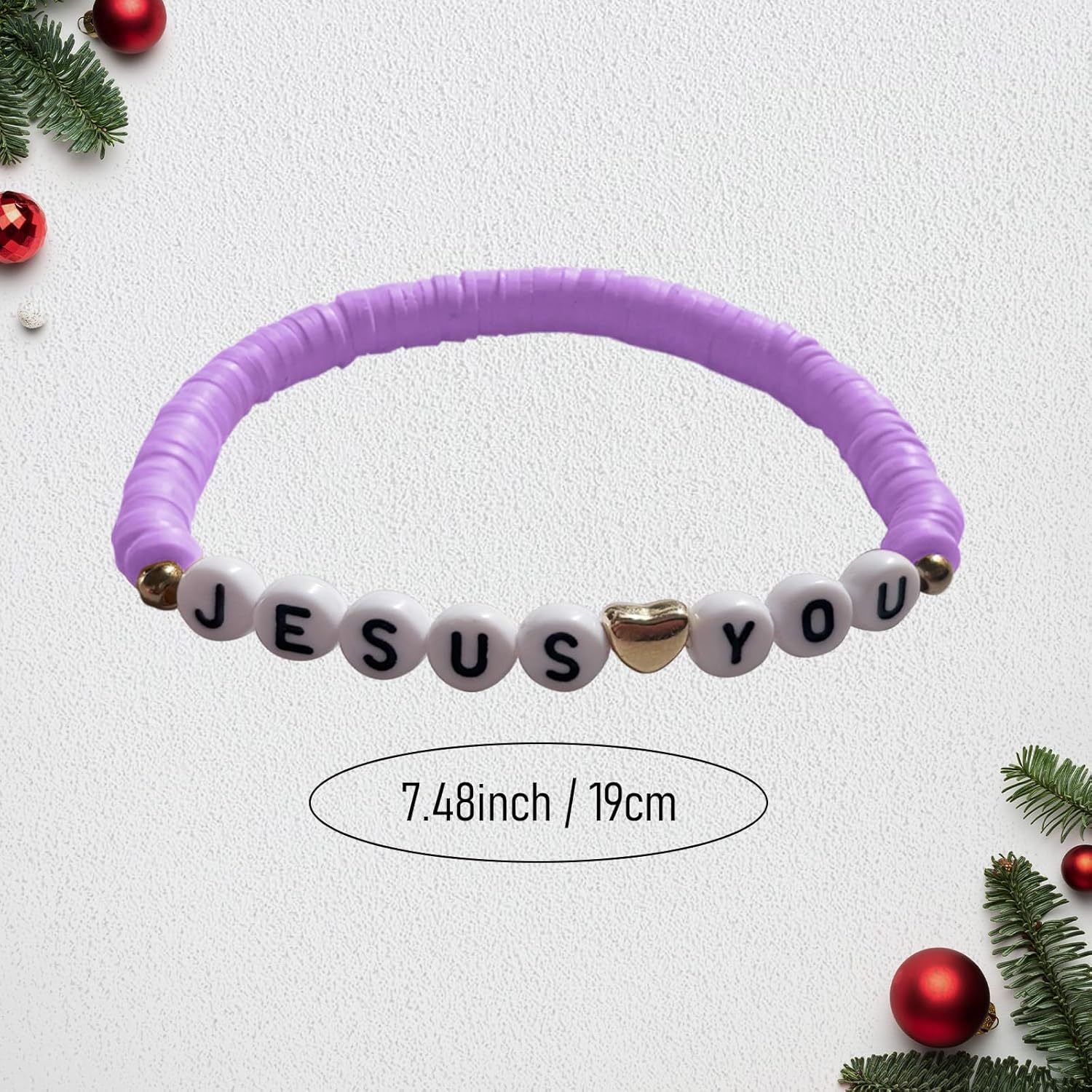 24PCS Jesus Loves You Bracelets Friendship Bracelets Bulk Christian Friendship Jewelry Easter Gifts for Women Men Inspirational Religious Gift - Image 8