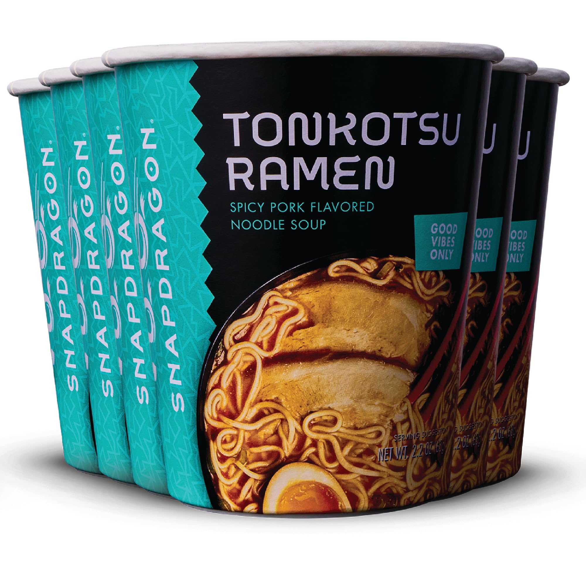 Amazon.com : Snapdragon Tonkotsu Ramen Cup Noodles - 6 Pack