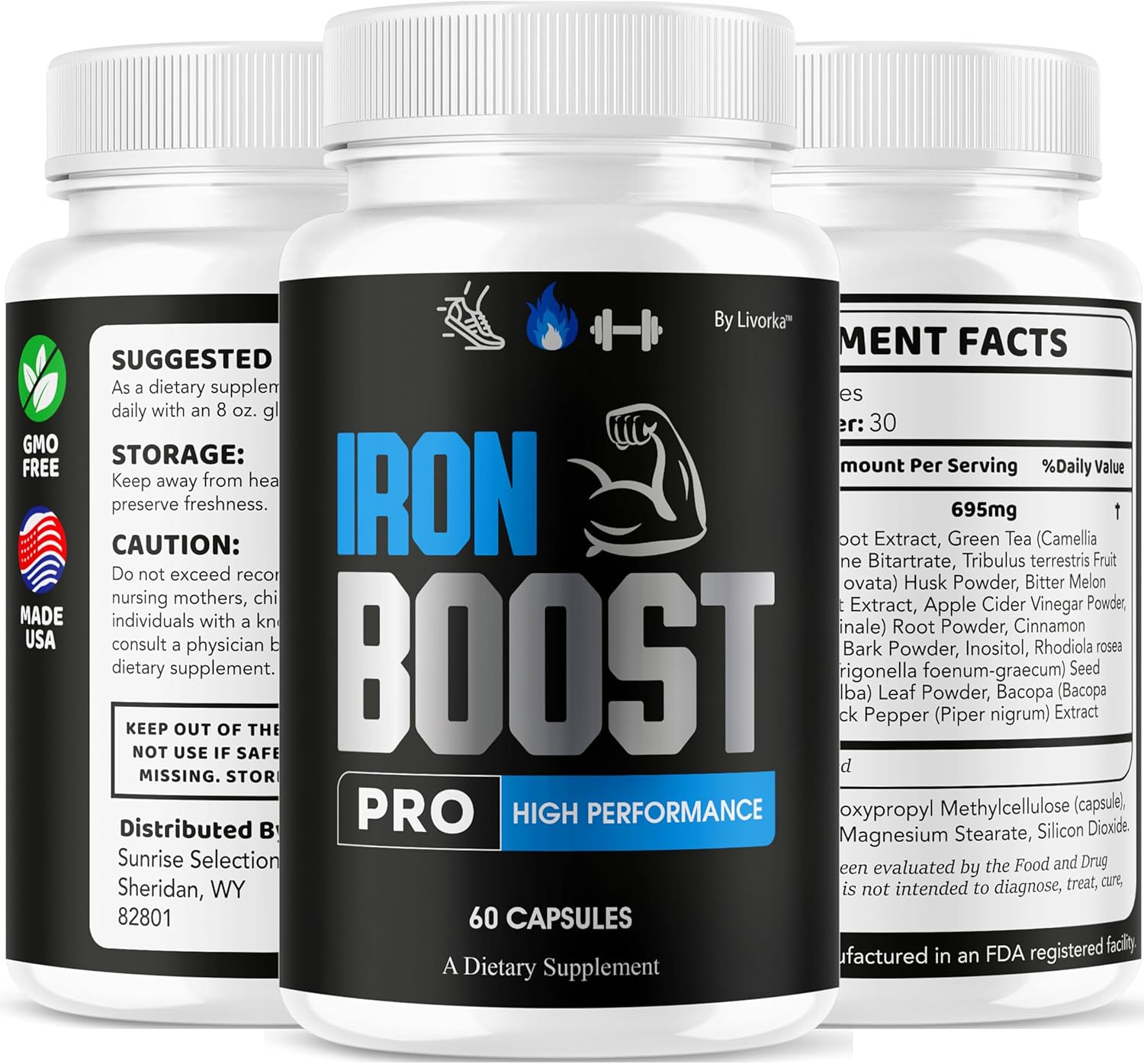 (2 Pack) Iron Boost Pro Capsules - Official Iron Boost Pro Advanced Supplement Support Pills - Maximum Strength, Natural IronBoost Pro for Overall Health & Wellness Reviews, 120 Capsules for 2 Months - Image 8