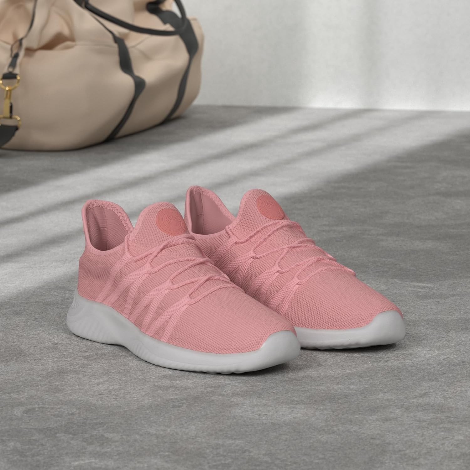 Feethit Womens Slip On Running Shoes Non Slip Walking Shoes Lightweight Gym Workout Shoes Breathable Fashion Sneakers - Image 3