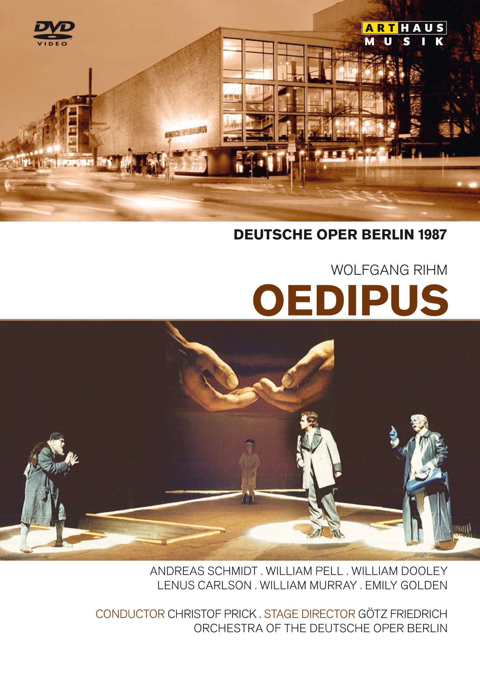 Rihm: Oedipus (1987) (Andreas Schmidt, William Pell, William Dooley, Lenus Carlson) (Arthaus: 101667) [DVD] [2013] [NTSC]