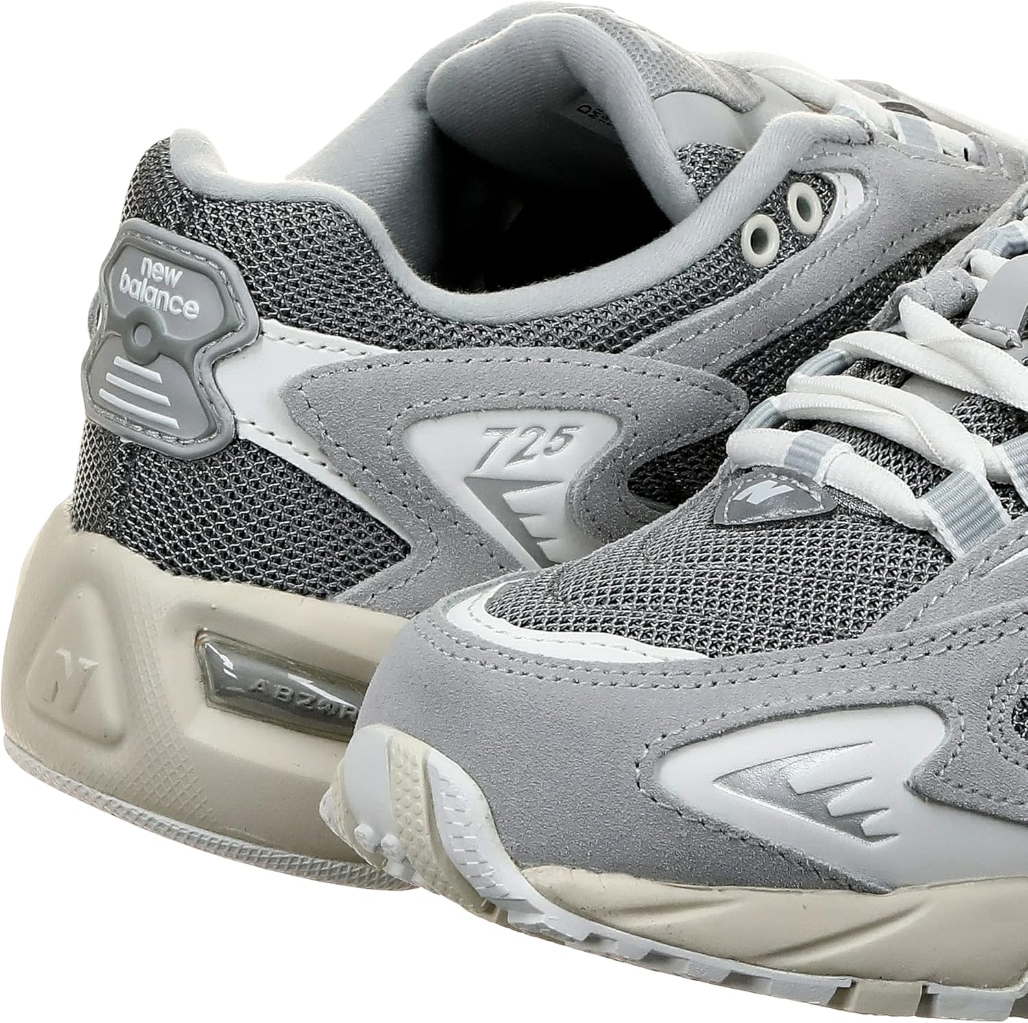 725V1 Rain Cloud Mens Running Shoes (Grey/White)