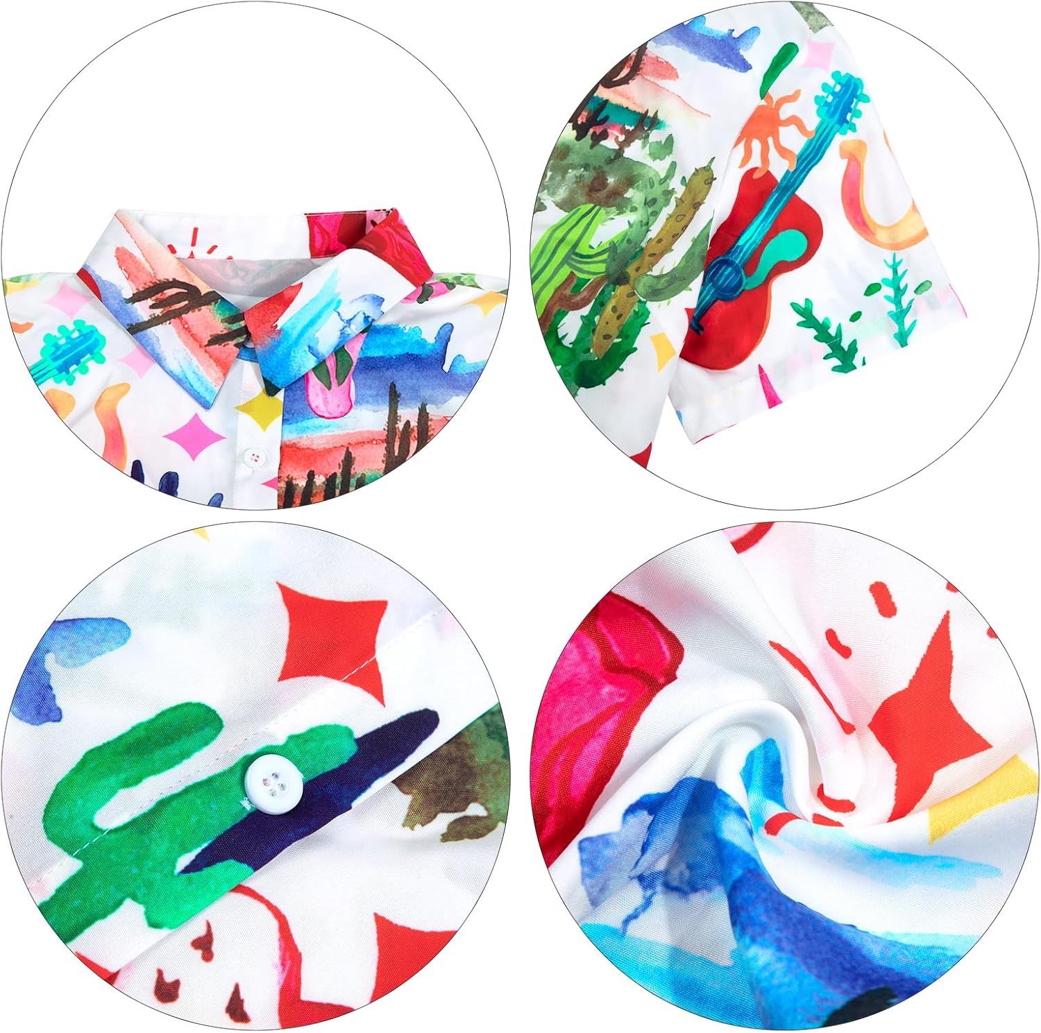 Western Shirt for Women Cowgirl Shirts Boho Graphic Button Down Country Concert Outfits Retro Cowboy Clothes Tops - Image 5