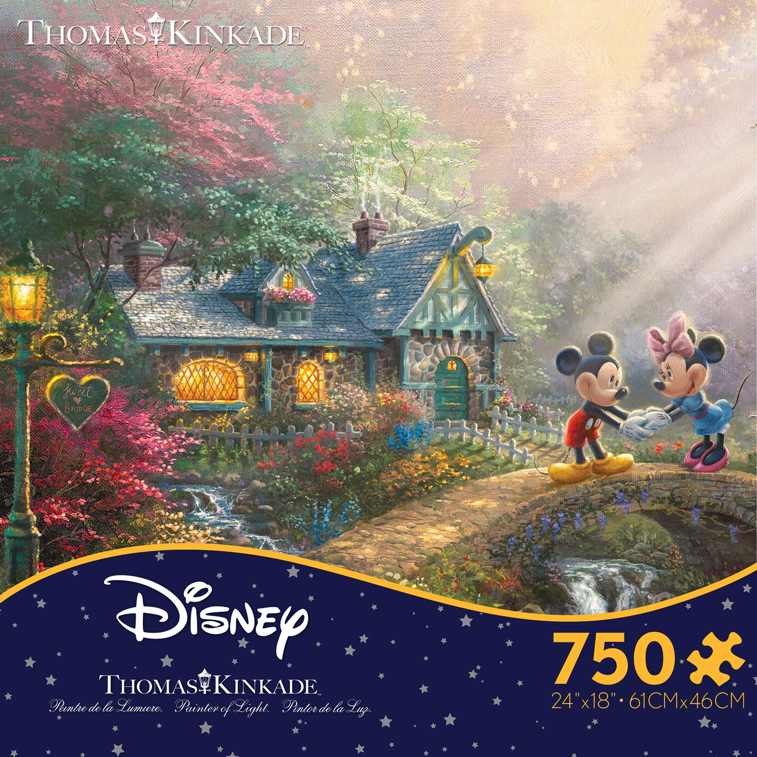 Ceaco Thomas Kinkade The Disney Collection Tangled Jigsaw Puzzle 750