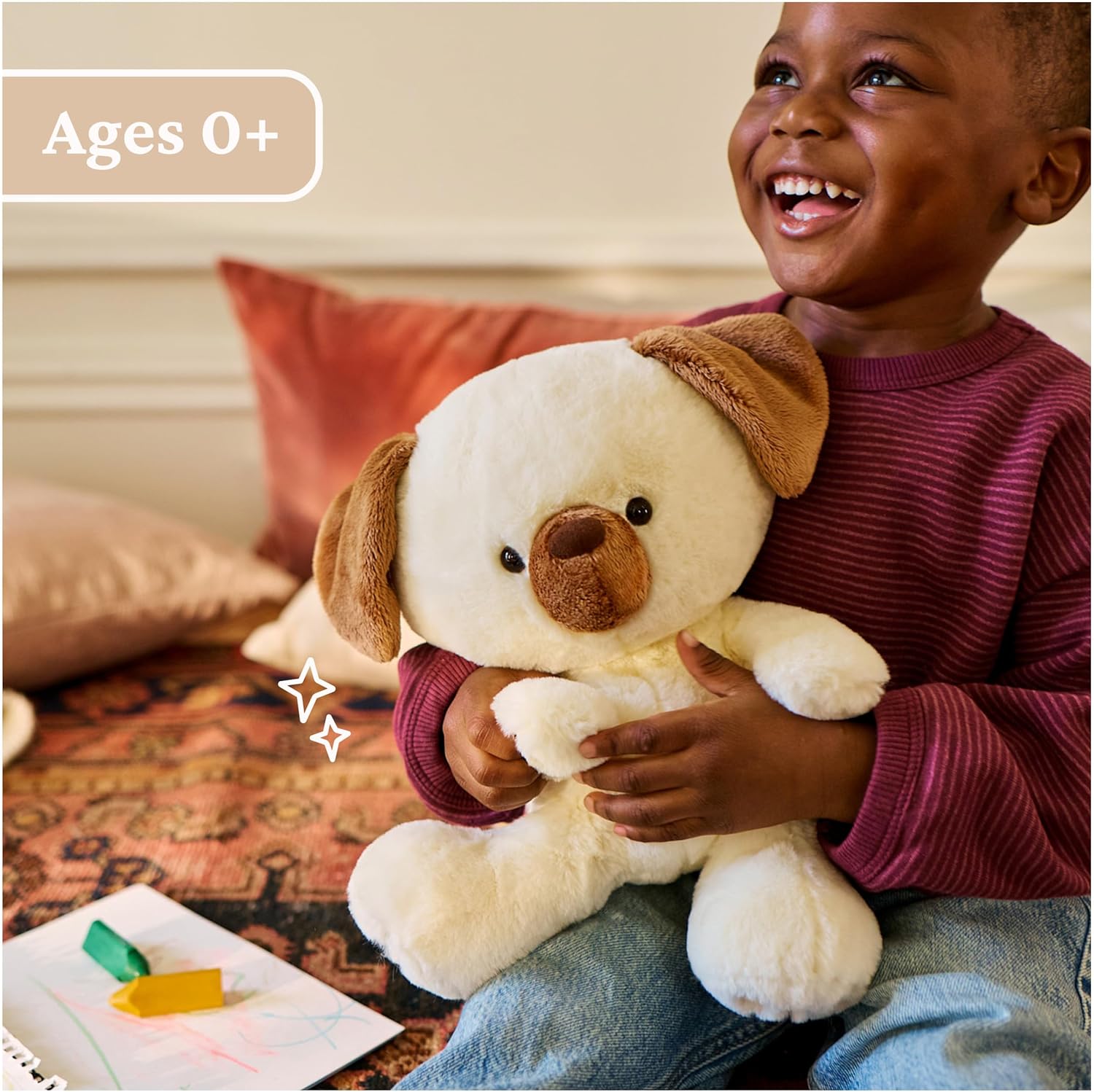 GUND Chip Puppy Plush Toy, Premium Puppy Dog Stuffed Animal, Sensory Toy for Ages 0 and Up, Tan, 12” - Image 4