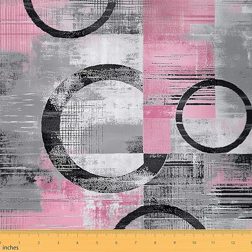 Miniatura 29 de Feelyou Tela de flores Groovy por Yarda - Tela de tapicería retro floral bohemio para coser manualidades, flores hippie de los años 70, decoración