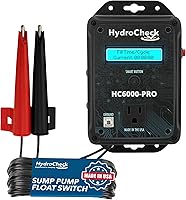 Vista 1 de HC6000-PRO Interruptor de flotador de bomba de sumidero inteligente y monitor de rendimiento con seguimiento de datos, pantalla LCD información