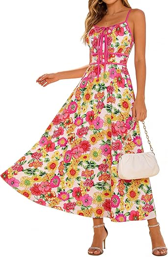 GRACE KARIN 2026 Womens Summer Maxi Floral Boho Dresses