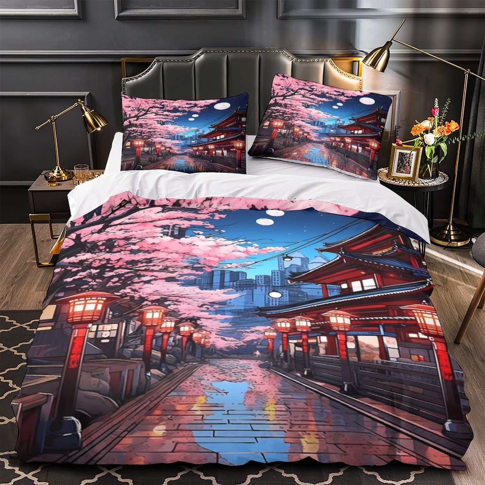 Drap de couette de qualité supérieure au design japonais