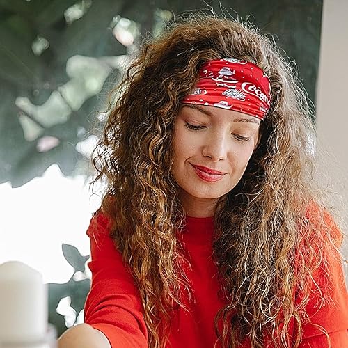 Miniatura 5 de 3 diademas elásticas de Navidad para mujer, patrón de corona de árbol de Navidad de Papá Noel, bandas elásticas para el cabello, accesorios para el