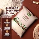 S Siddhagiri's SATVYK THE HEALTH re STORE Khapli Wheat Flour - Stoneground Khapli Atta | Easy to Digest Emmer Wheat Flour | Fiber Rich Whole Wheat Flour | Fresh Khapli Atta (3Kg Pack) gallery image