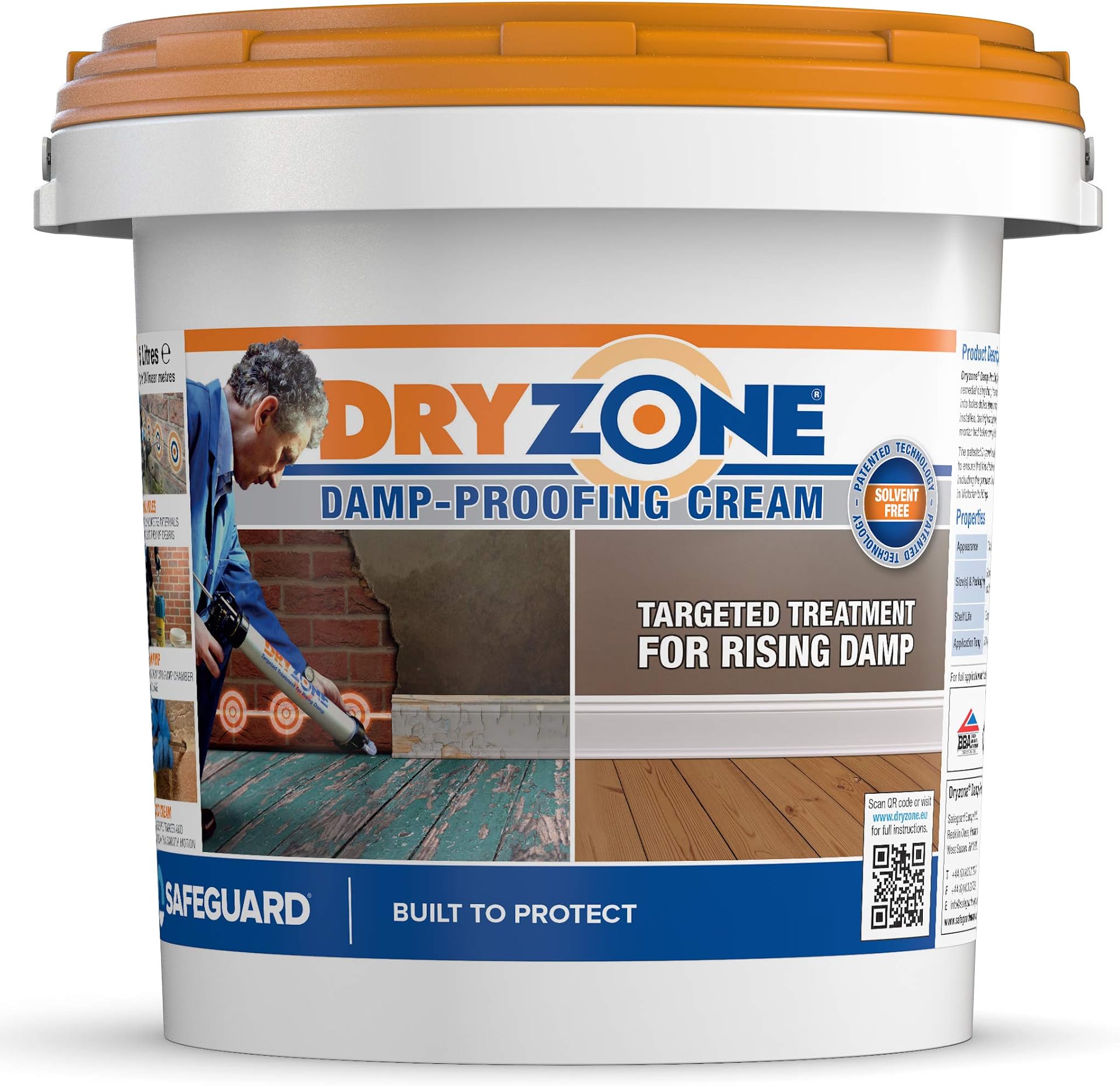 Dryzone Damp Proofing Cream Dpc 5l High Strength Injection Cream ...