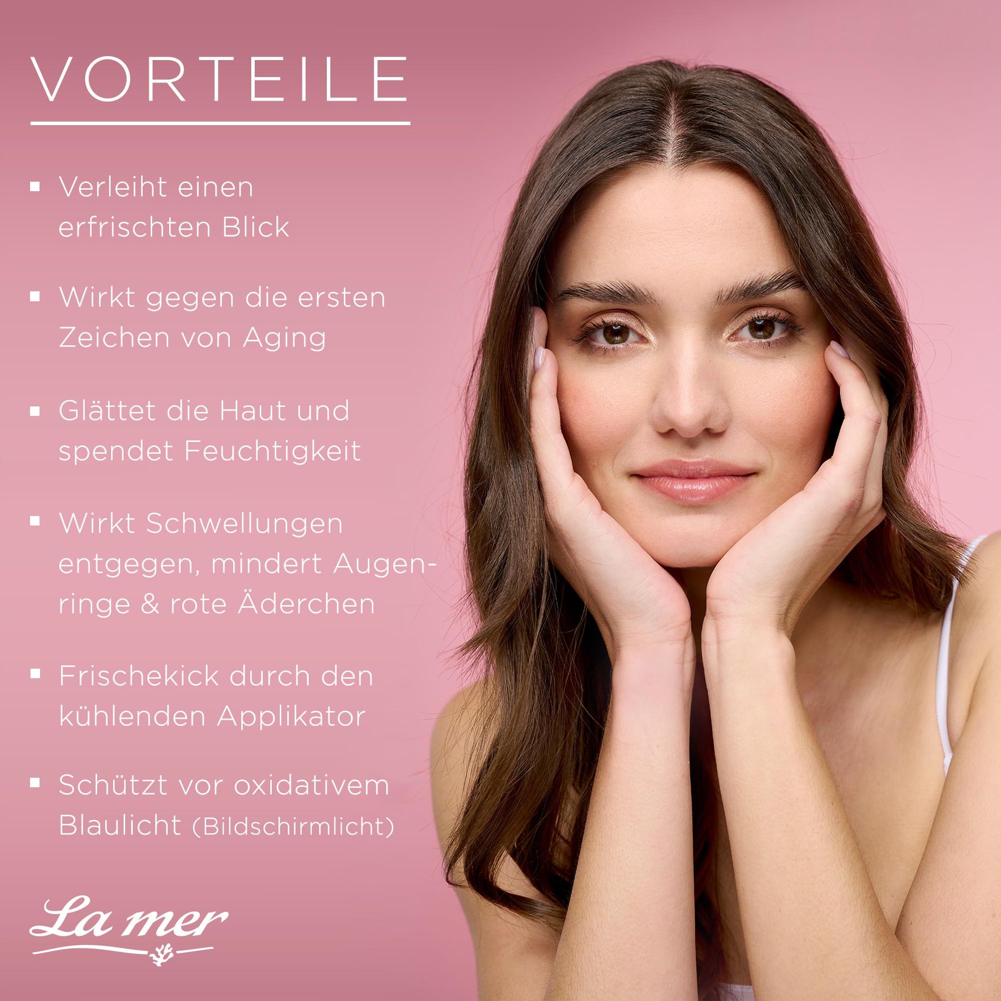 La mer First Perfection Pure Glow Roll-On - Augengel gegen die ersten Zeichen von Aging - Glättet die Haut und spendet Feuchtigkeit - Mindert Schwellungen, Augenringe und rote Äderchen - 15 ml