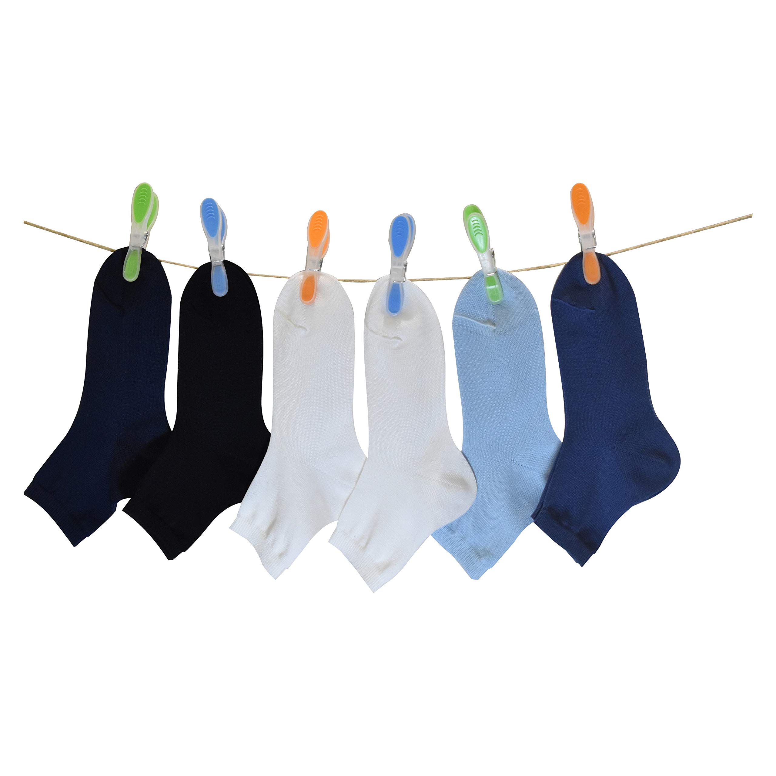 PETTI Artigiani Italiani 6 Paia Di Calzini Cotone Bambino E Bambina Calze Bambini Calzini Bambini Unisex - Bambini e ragazzi