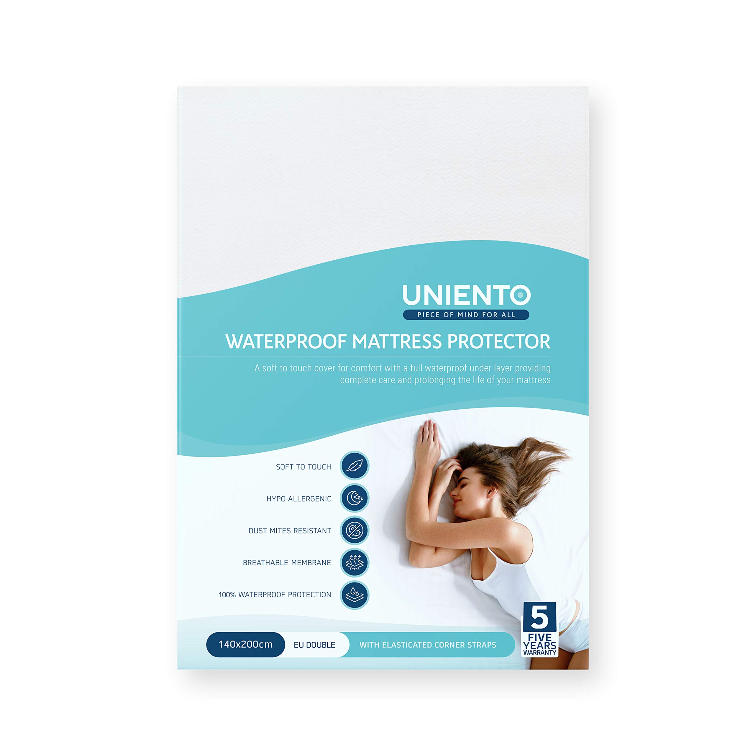 Uniento Sivi Gecirmez Alez Yatak Koruyucu 140x200 Cm Amazon Com Tr