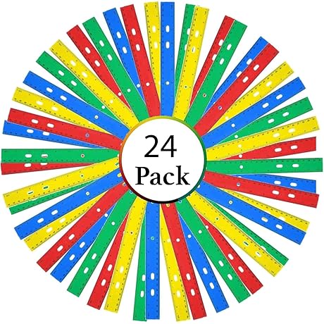 24 Pack Rulers | Ideal for Classroom Supplies