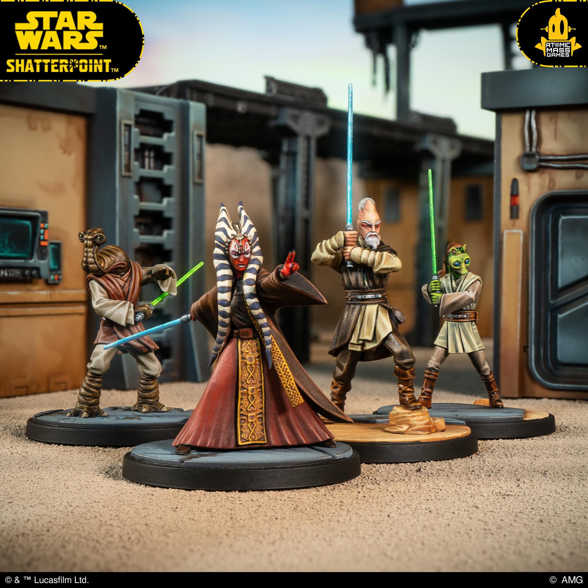 Star Wars Shatterpoint Wisdom of The Council Squad Pack Tabletop Miniatures Strategy Game Ages 14+ 2 Players 90 Min