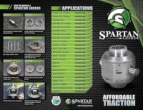 USA Standard Gear (SL C8.25-29) Spartan Locker for Chrysler 8.25 Differential with 29 Spline Axles