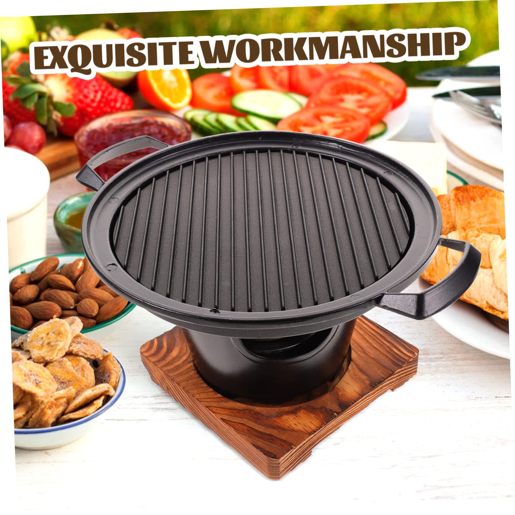 Lekka kuchenka do grillowania ze stopu aluminium, przenośny stojak do grillowania na kemping, akcesoria do grilla na zewnątrz i wewnątrz, kompaktowy piekarnik do łatwego gotowania