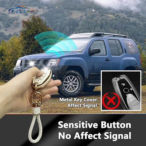 Miniatura 4 de Funda para llavero, compatible con Nissan Altima Rogue Sentra Pathfinder Frontier Maxima Titan Murano Kicks Juke Versa Armada GTR 370Z Leaf, funda