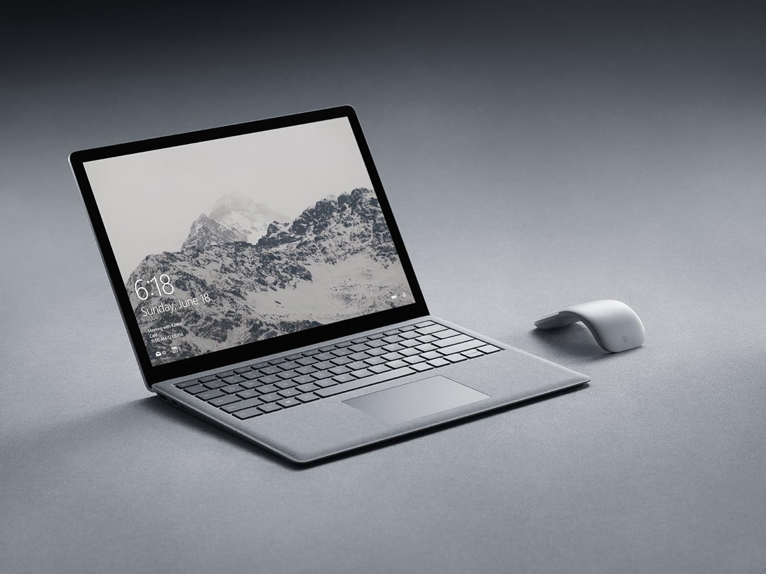 Microsoft Surface Arc Mouse - Souris Bluetooth Fine, Légère et Tactile avec Autonomie de 12 Mois - Description