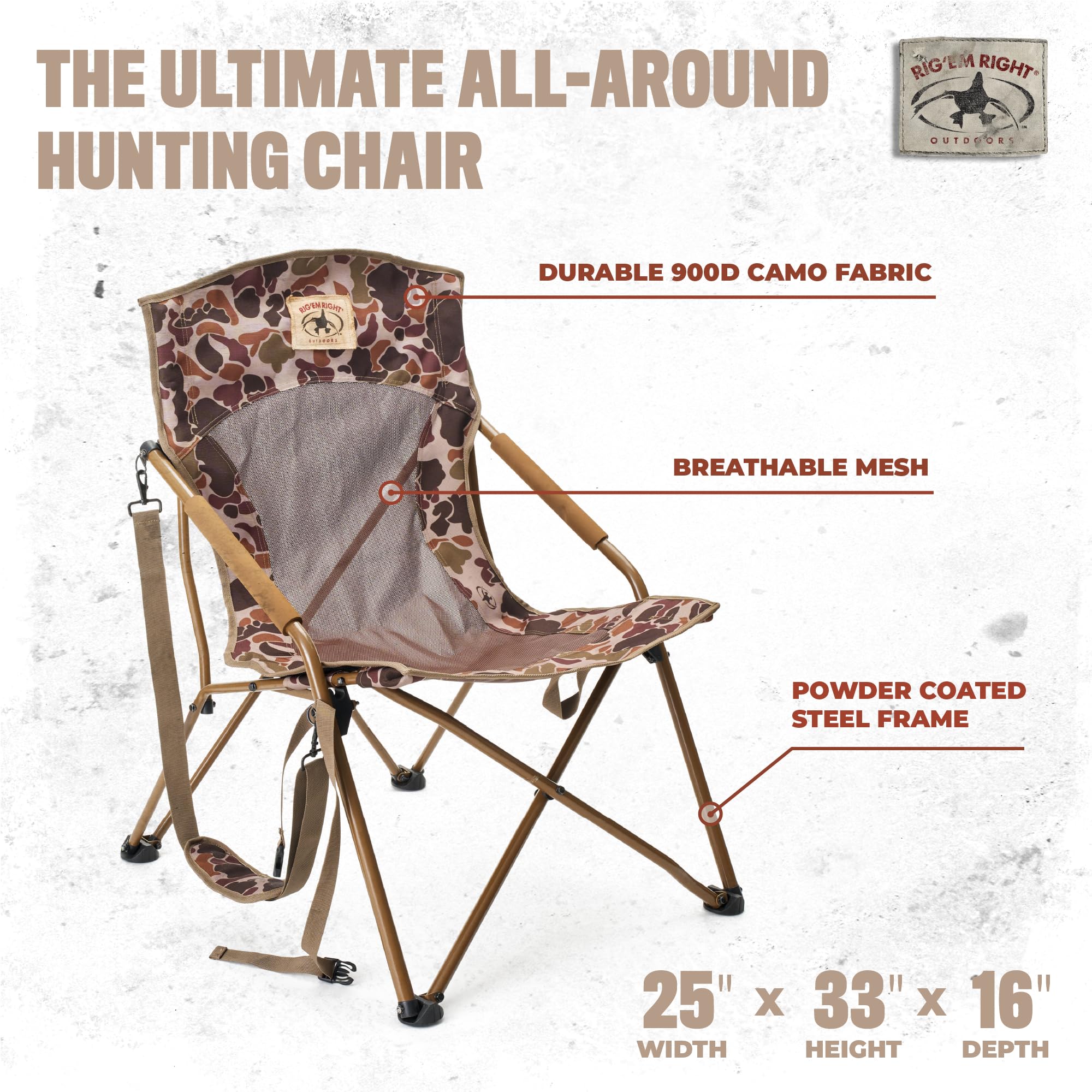 Amazon.co.jp: Rig'Em Right Waterfowl CampHunter ハンティングチェア