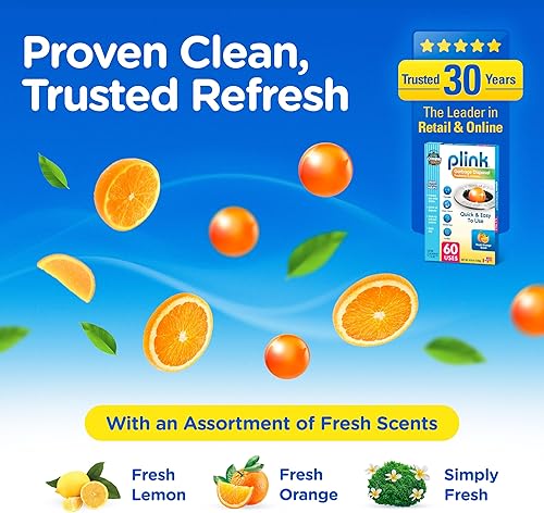 Miniatura 27 de Compac Scented Plink Garbage Disposal Cleaner & Deodorizer, 13720, Paquete de 1, Amarillo, 1, 1