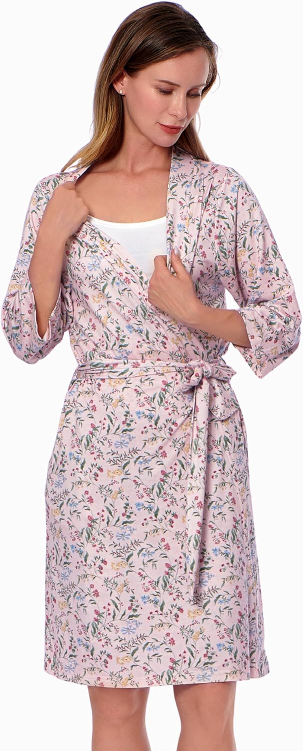 MY LITTLE ZONE - Maternity Robe - Botanical Collection