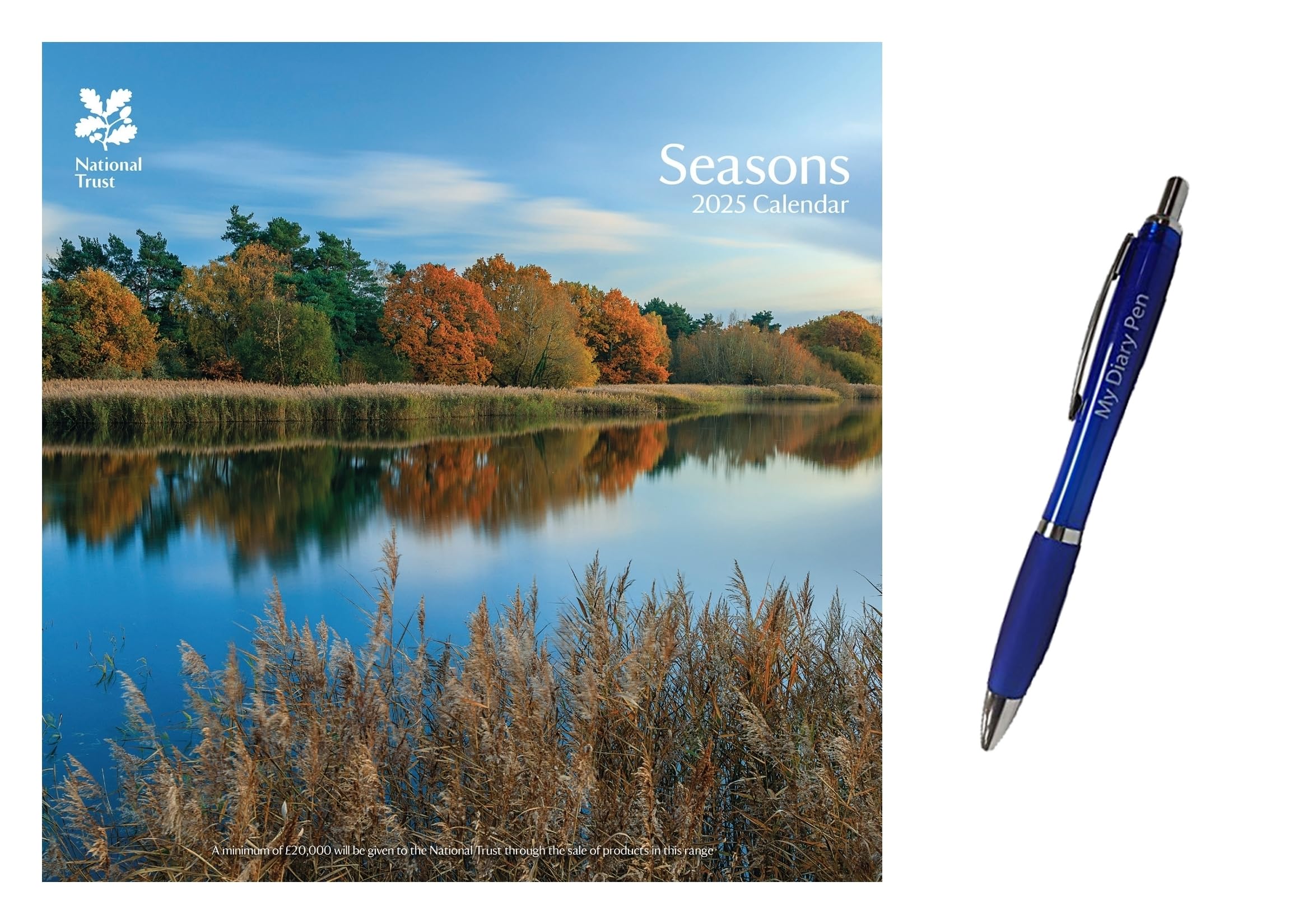 Seasons, National Trust (PFP) Wall Calendar 2025 + EXCLUSIVE LIMITED EDITION PEN