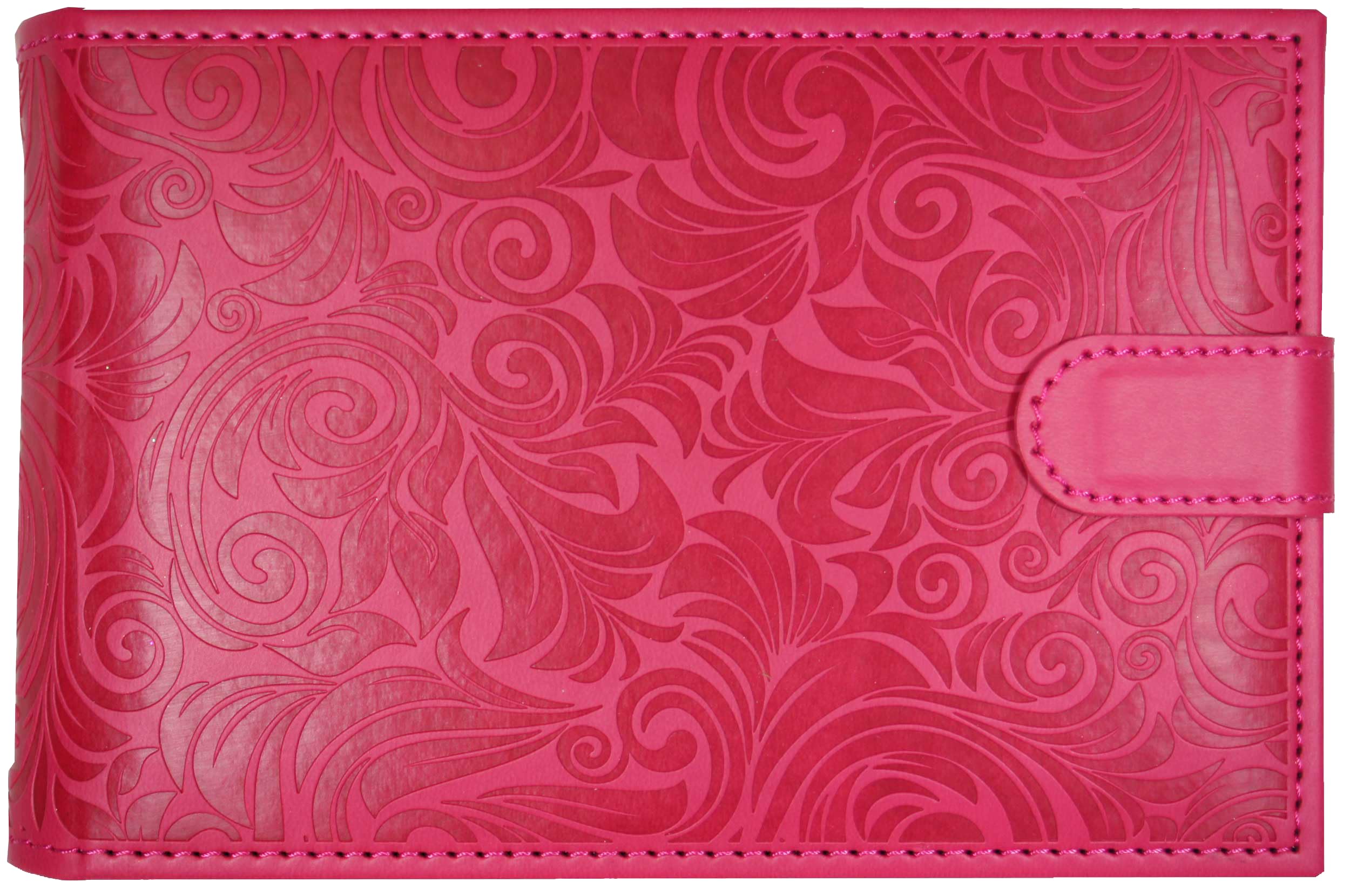 Album photo framboise pochettes 10x15 classeur portable 48 photos 4x6