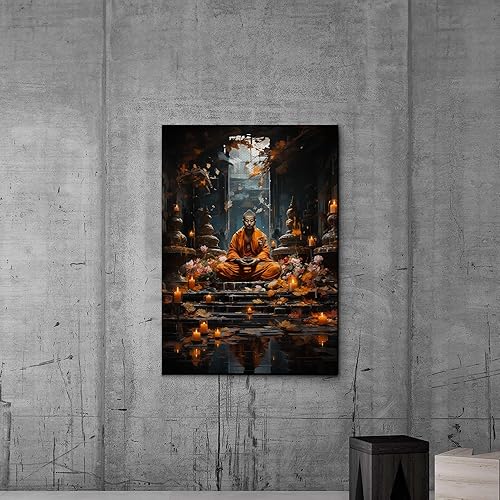 Miniatura 7 de Yoga Wall Decor, Yoga Wall Art, Buda Canvas Art, Buda Decor, Buda Canvas Print, Luxury Framed Wall Decor, Decor Canvas, Art Decor